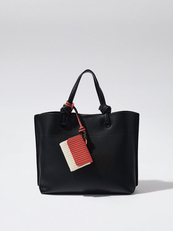 Comprador do dia a dia com Colgante - Preto