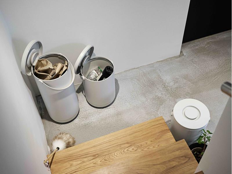 Zone Denmark Abfalleimer Circular 35 l, Grau Mülleimer