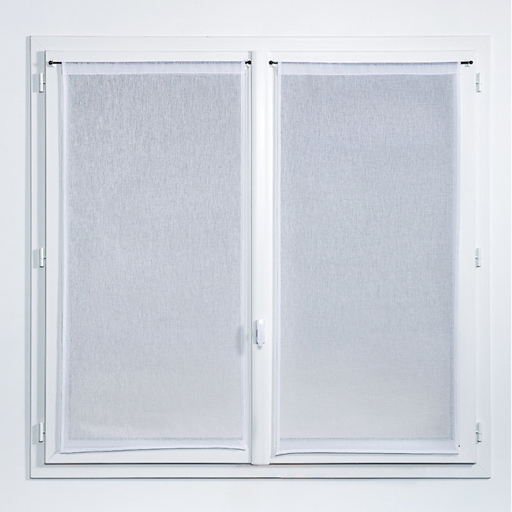 Paire de vitrage Yena l.45 x H.90 cm