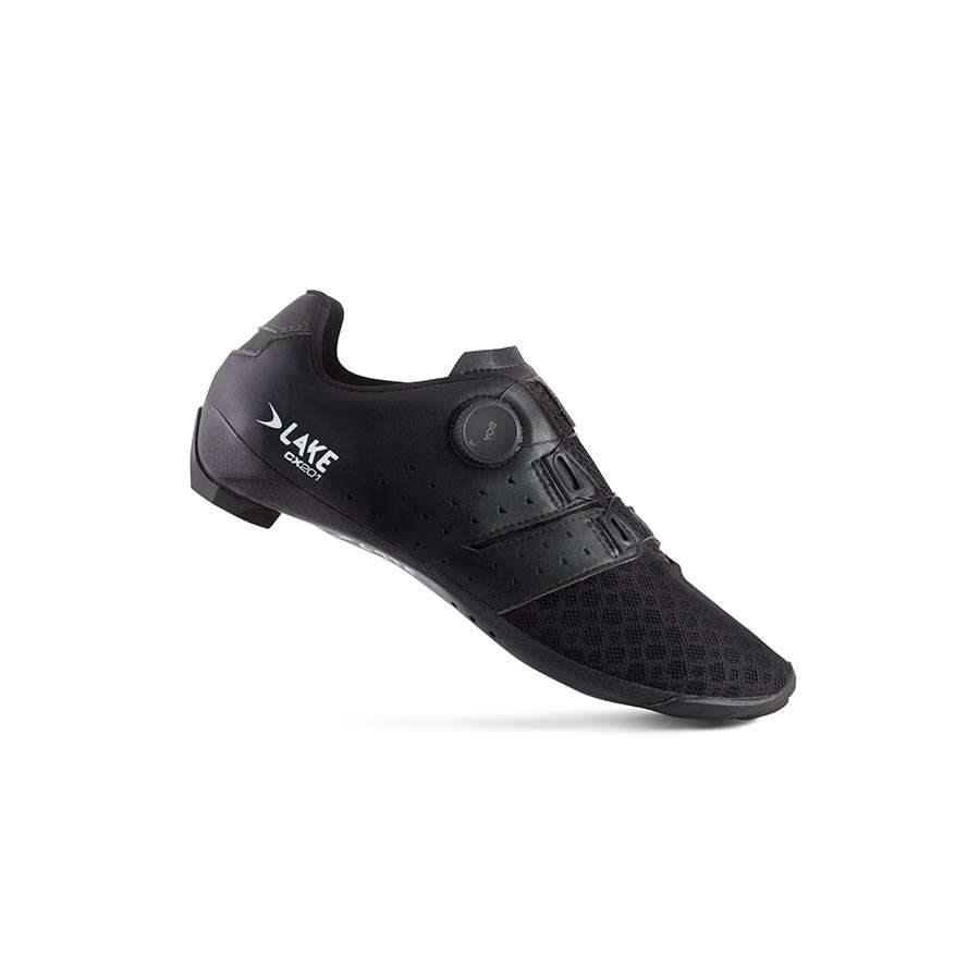 Lake CX201 Wielrenschoenen Zwart/Zwart Heren