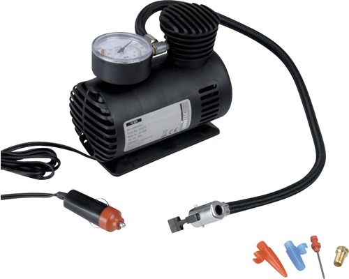 Kleine compressor, manometer tot 10 bar, elektrische luchtpomp