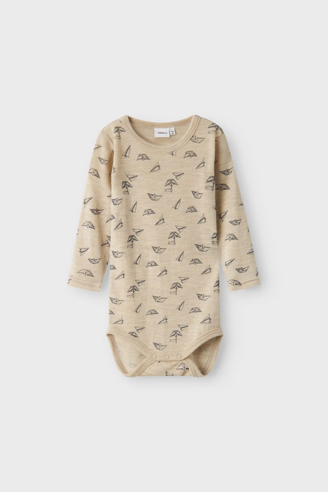 Name It Nbmwang Wool Rib Ls Body