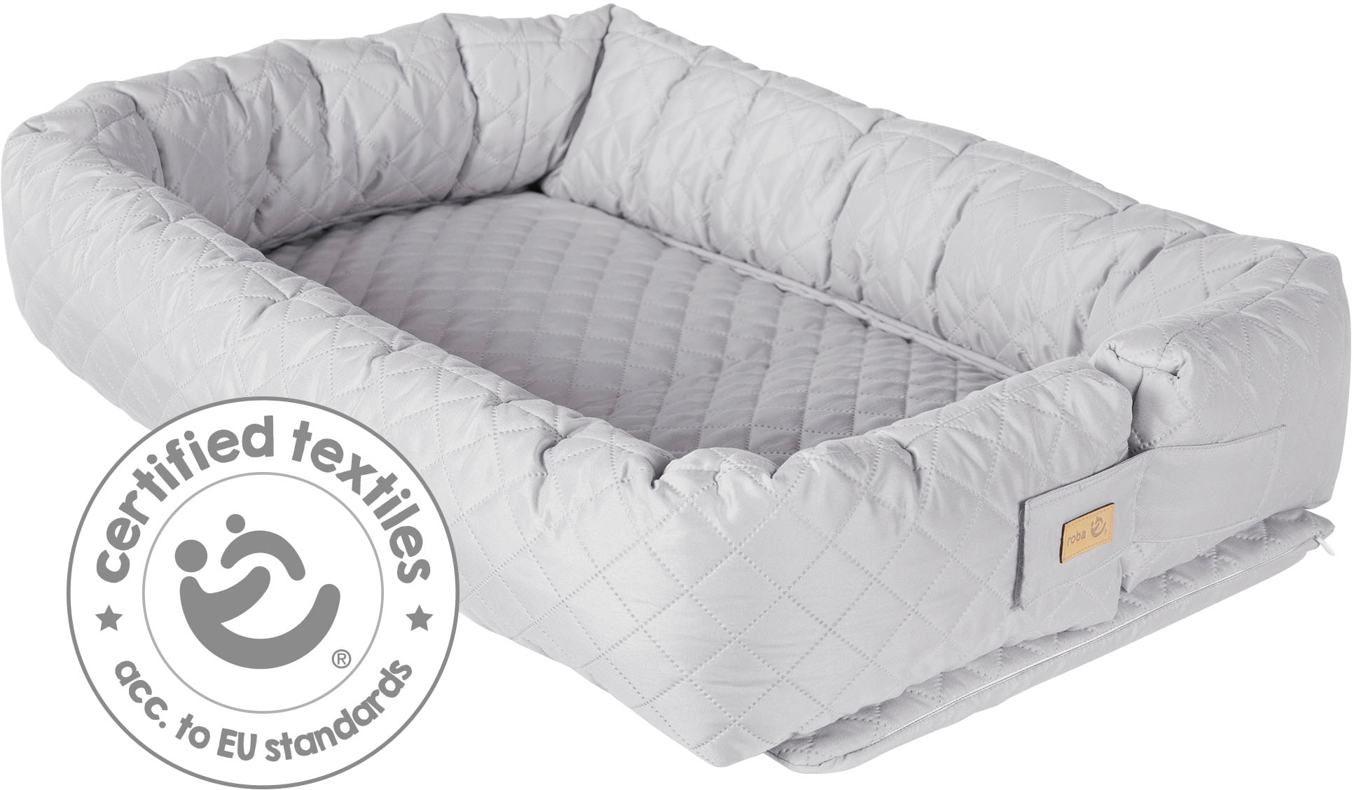 roba® Kuschelnest »Babyounge, roba Style, silbergrau« 3in1