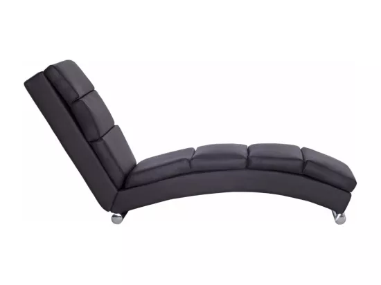 Prolenta Premium - Chaise longue Marron Similicuir