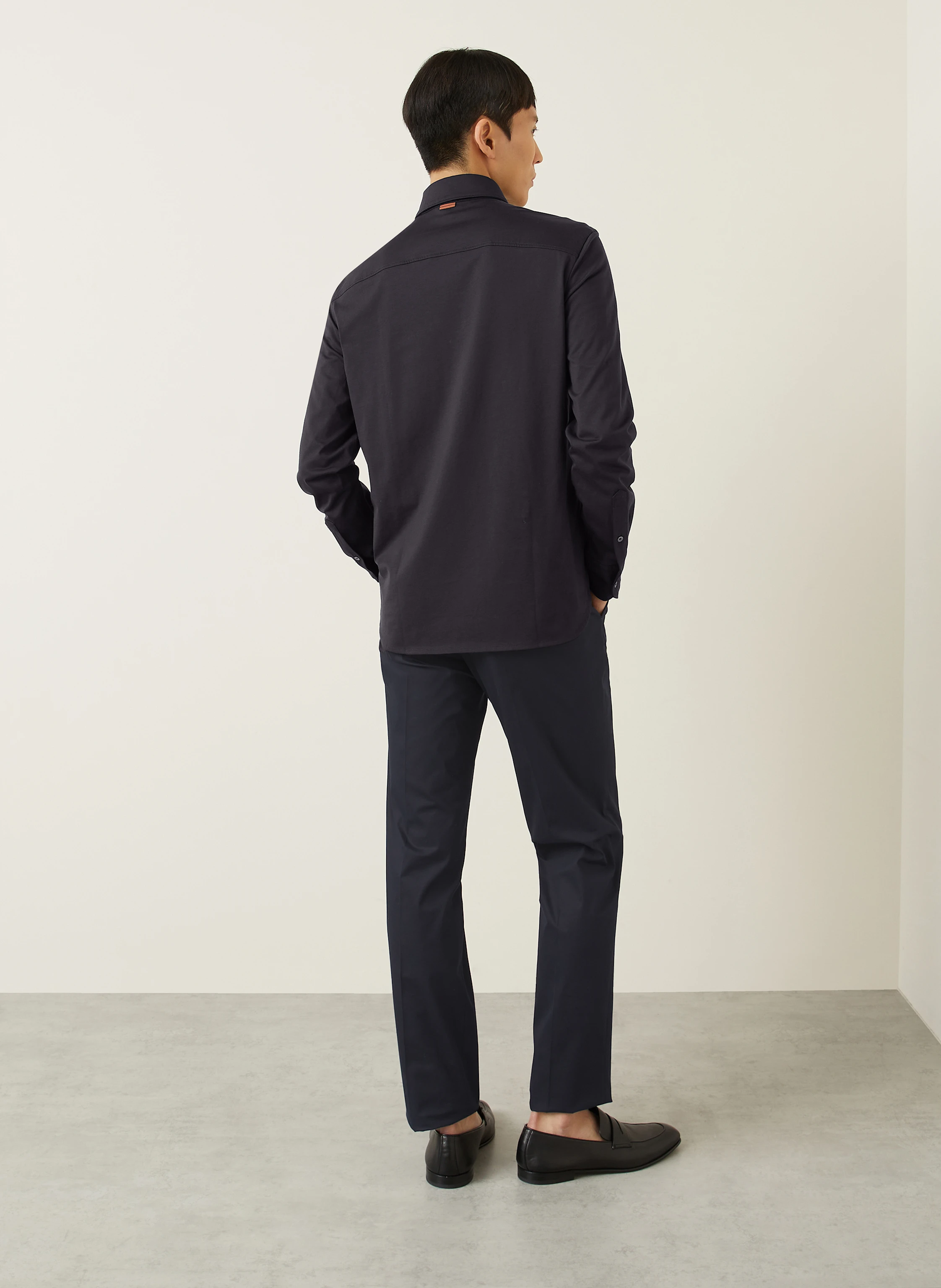 ZEGNA Jerseyhemd Regular Fit