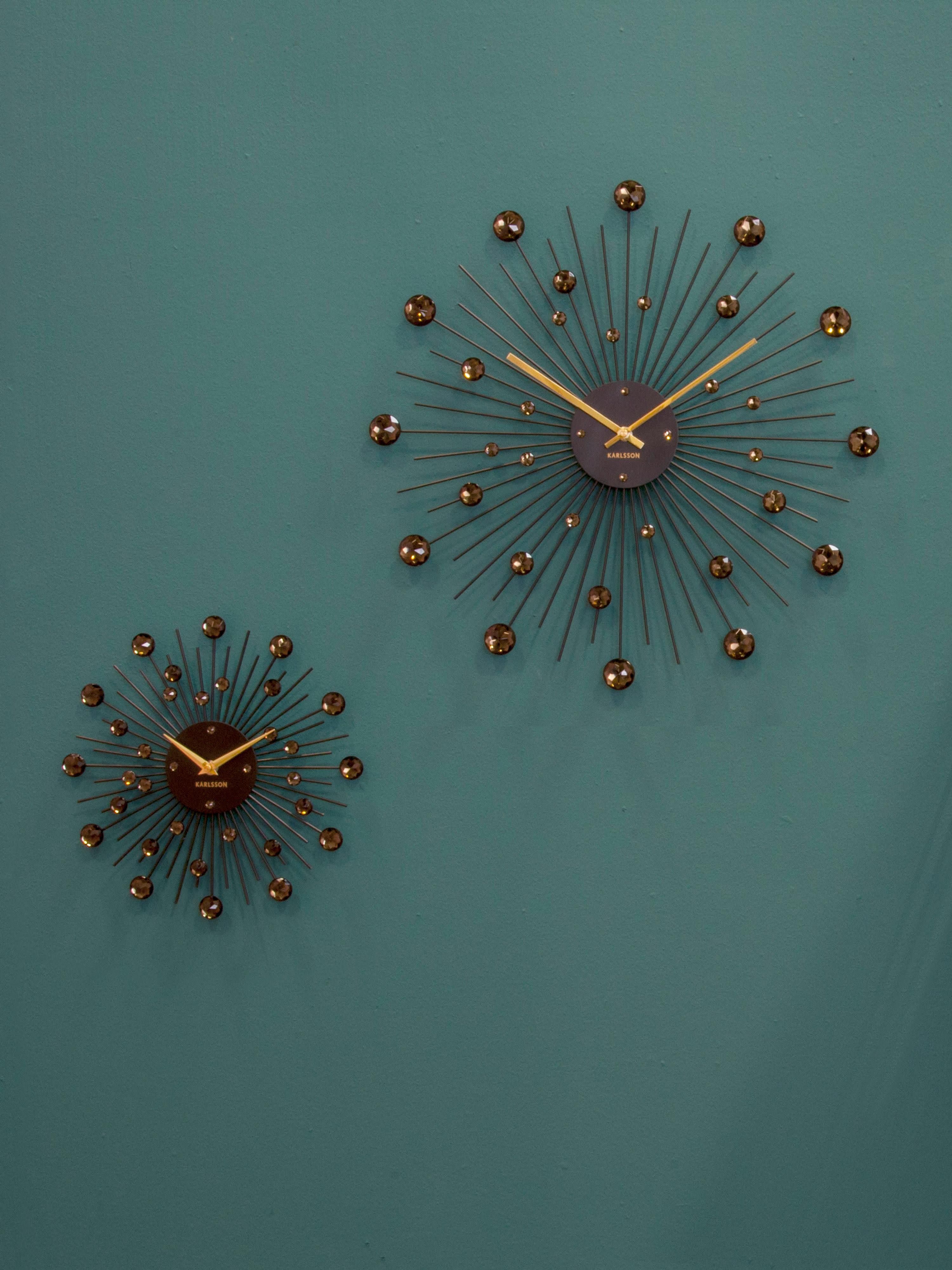 Wandklok Sunburst