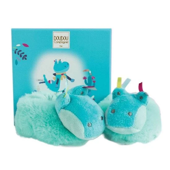Tropicool chaussons hochet    Crocodile        0-6 mois   de               Doudou et Compagnie