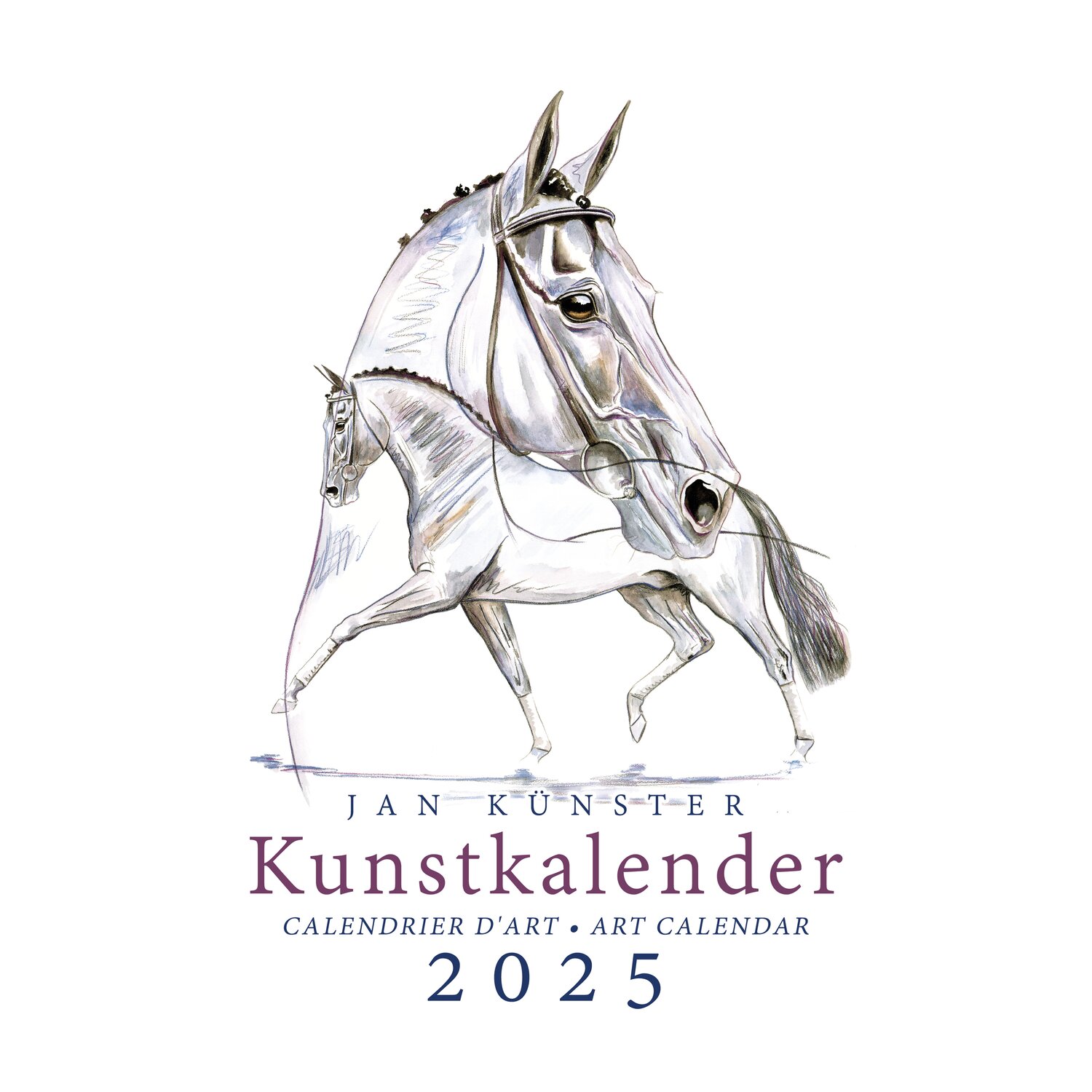 Kunstkalender Pferde, Künster  - 2025