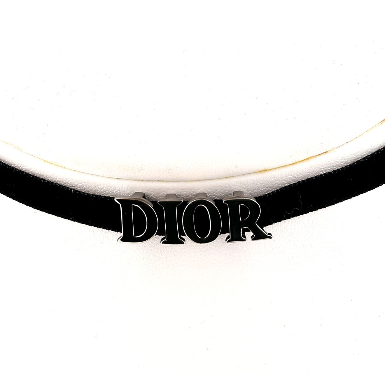 Dior Collier en Tissu noir - Neuf sans étiquette