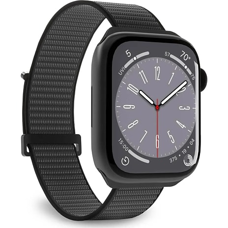 PURO urrem til Apple Watch 42/44/SE/45/46/49 mm – sort