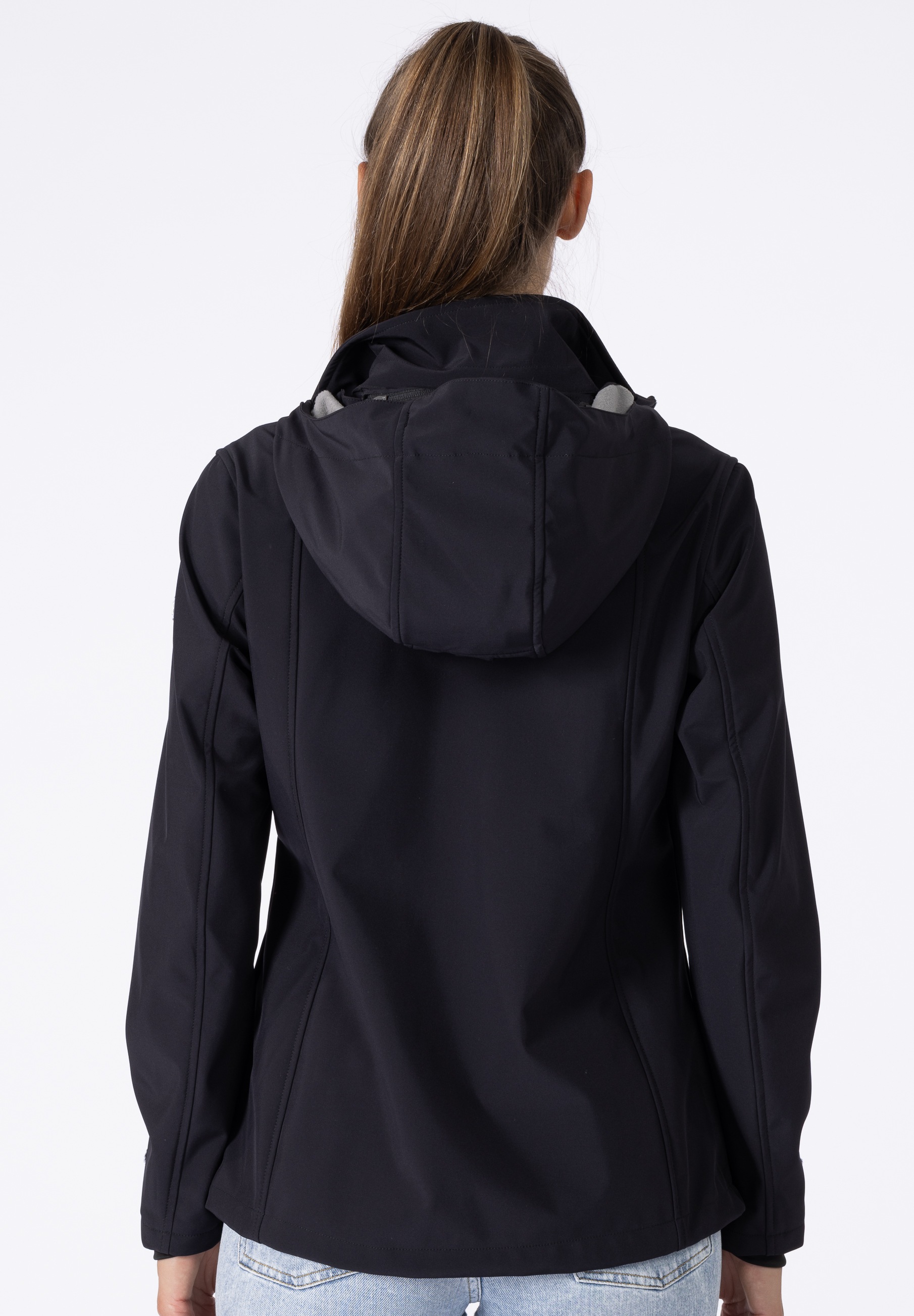 DEPROC Active Softshelljacke »DECORAH PEAK V WOMEN« mit abnehmbarer Kapuze