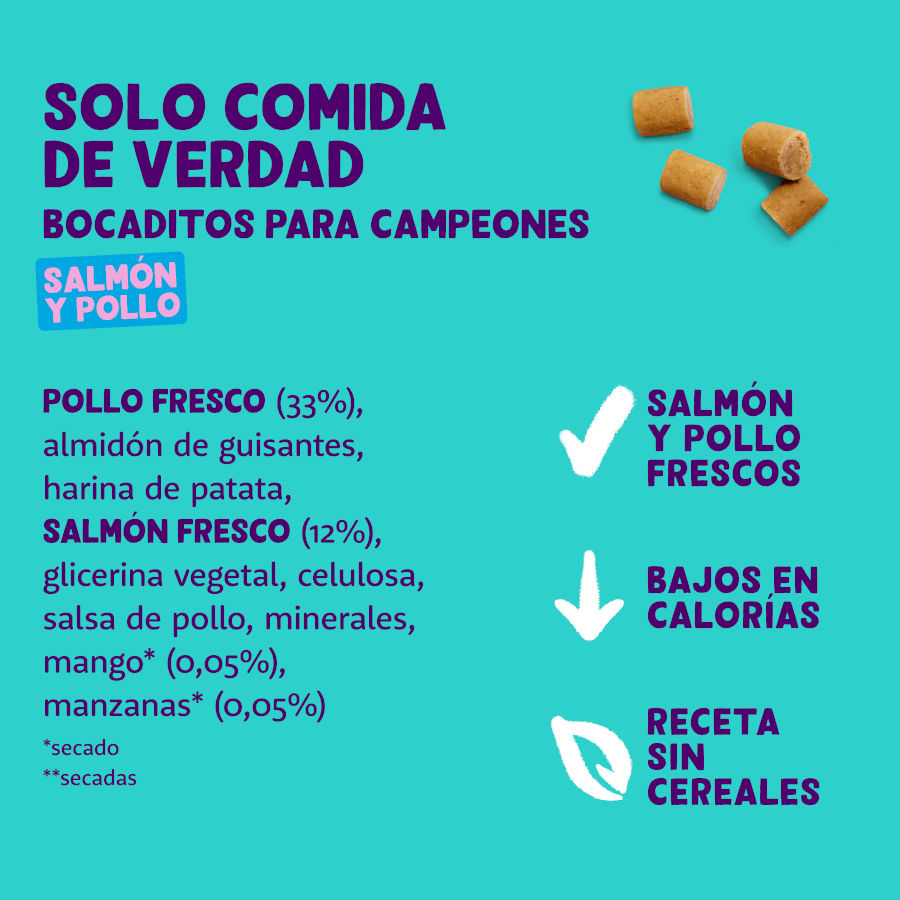 Petiscos para cães Edgard & Cooper Mini com Salmão e Frango