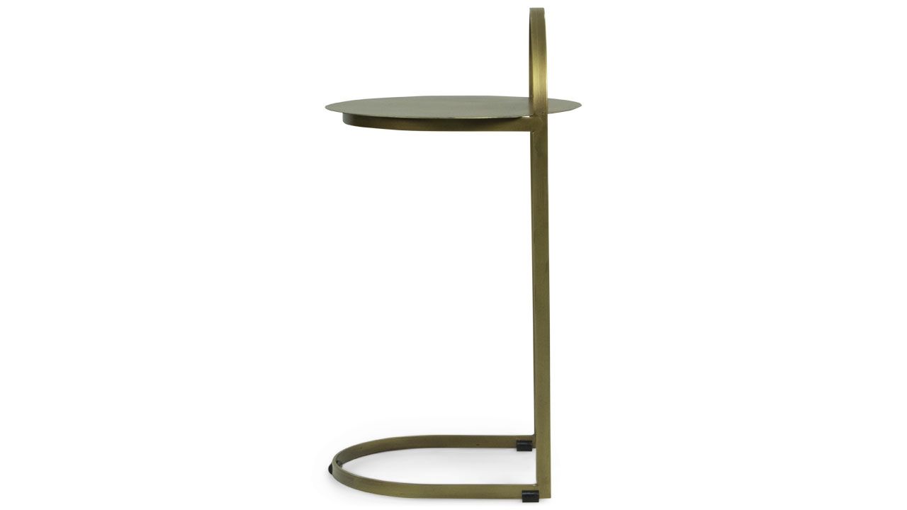 Bijzettafel Garcon - brass | 191640B35 x D35 x H65 cm