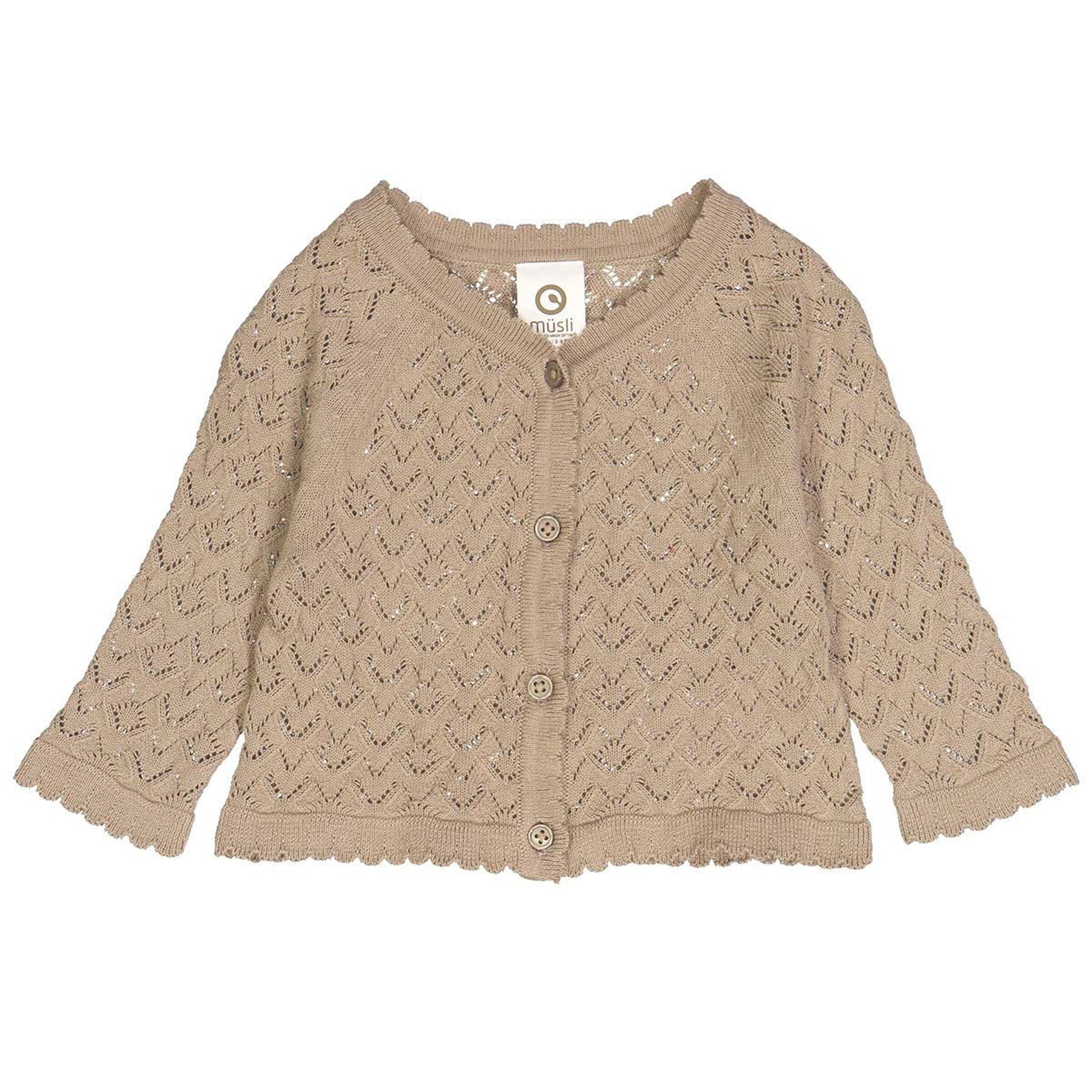 Müsli Babystrickjacke Cashmere