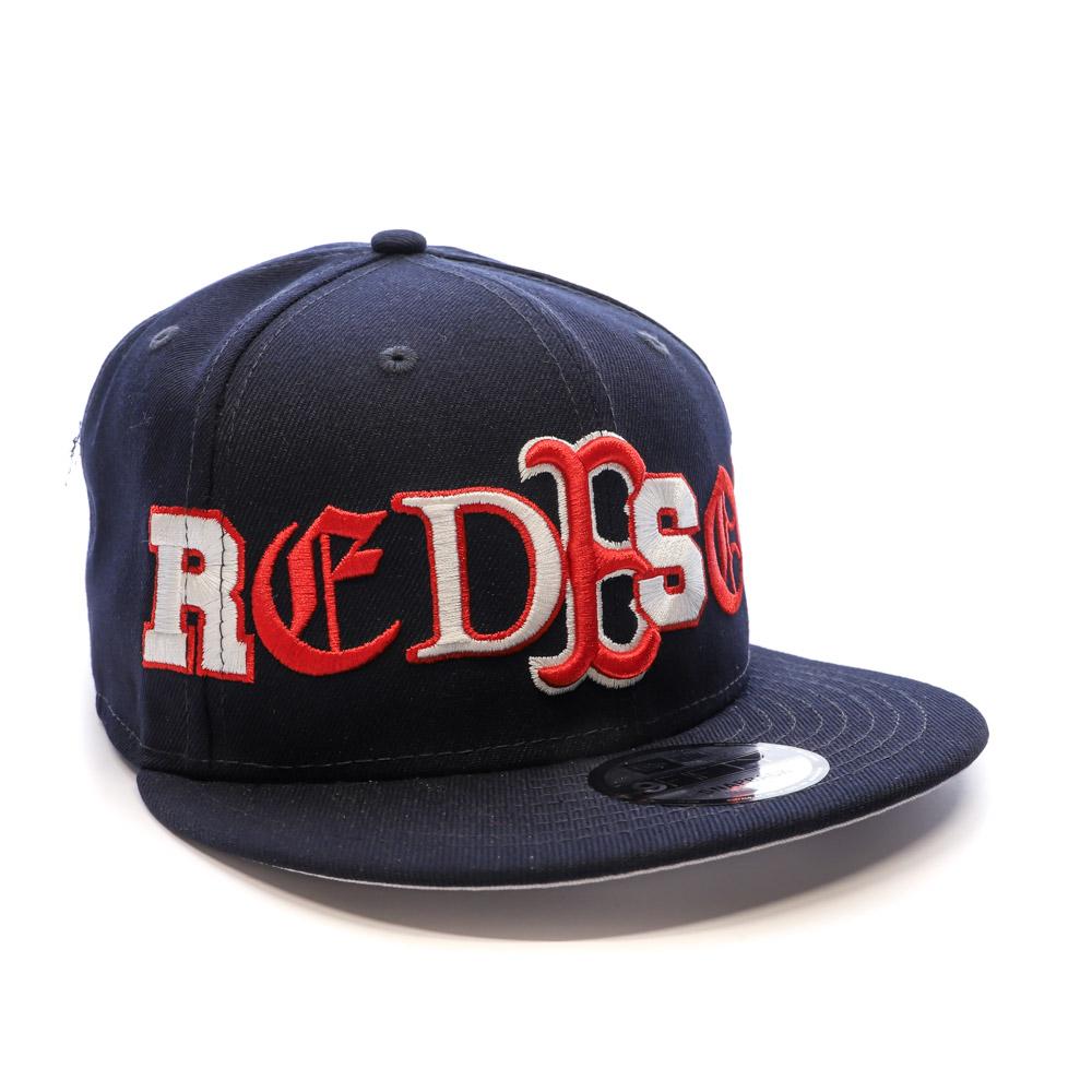 New Era Casquette Marine/Rouge Homme New Era Team Typography
