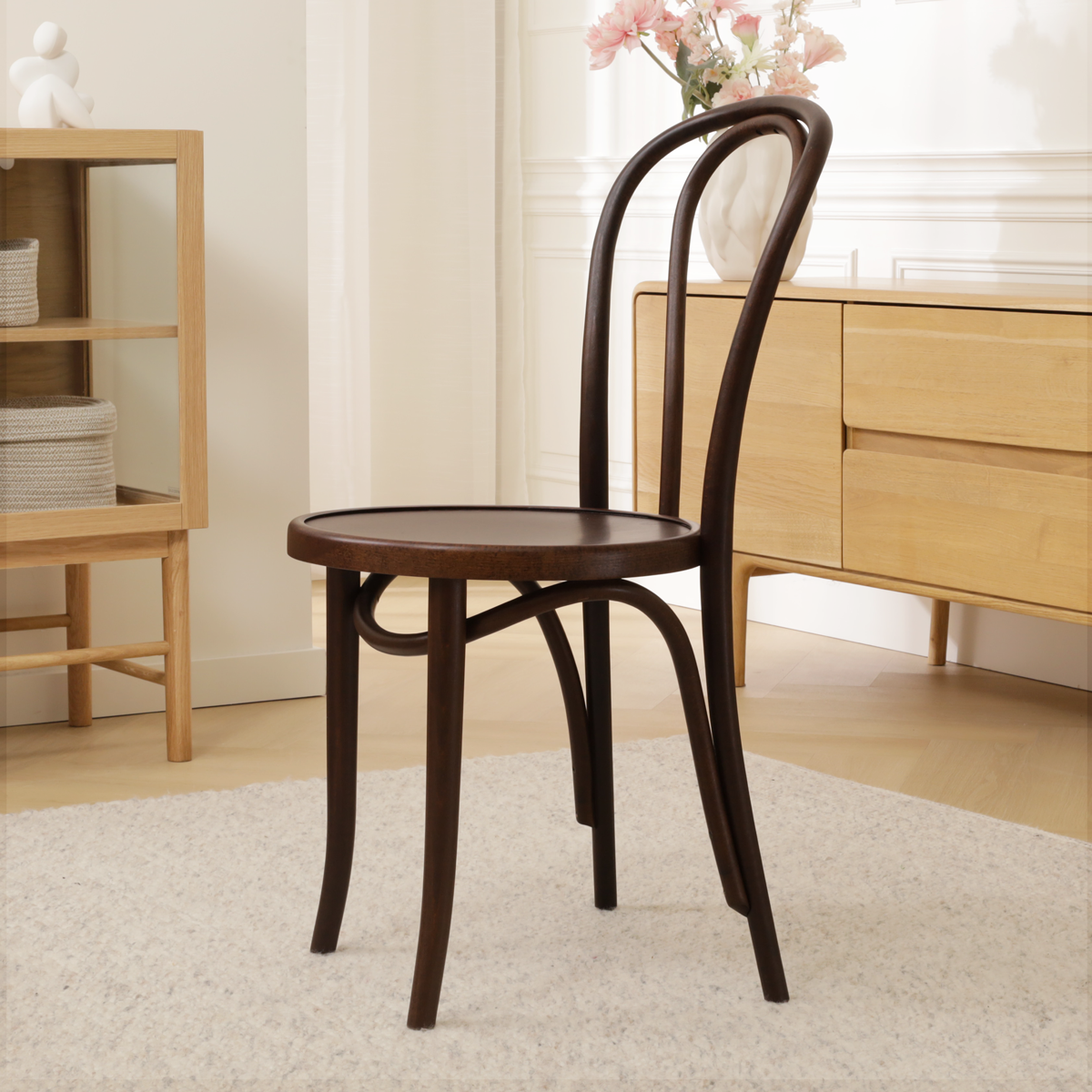 Houten bistrostoel Vienna Thonet No. 18 - walnoot