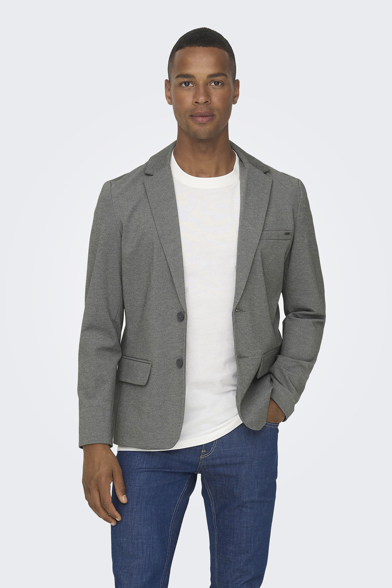 Blazer clássico de corte slim