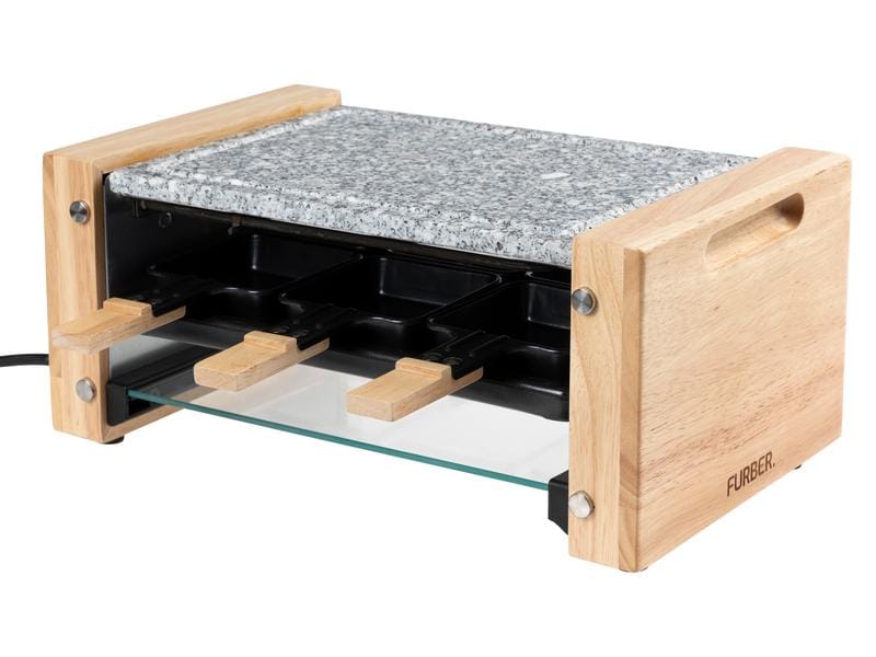 FURBER Racletteofen Festa 6 Personen 900 W Mit Tischgrillfunktion