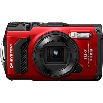 Appareil photo compact Om System TG-7 rouge