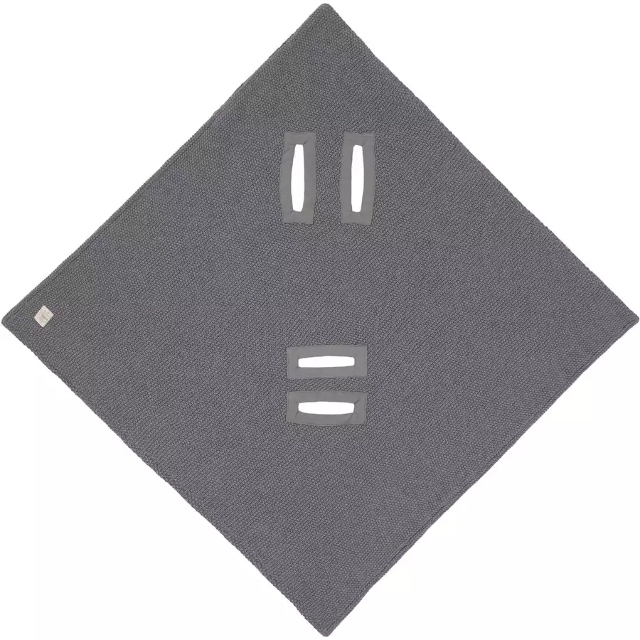 LÄSSIG Einschlagdecke anthracite 78 x 78 cm