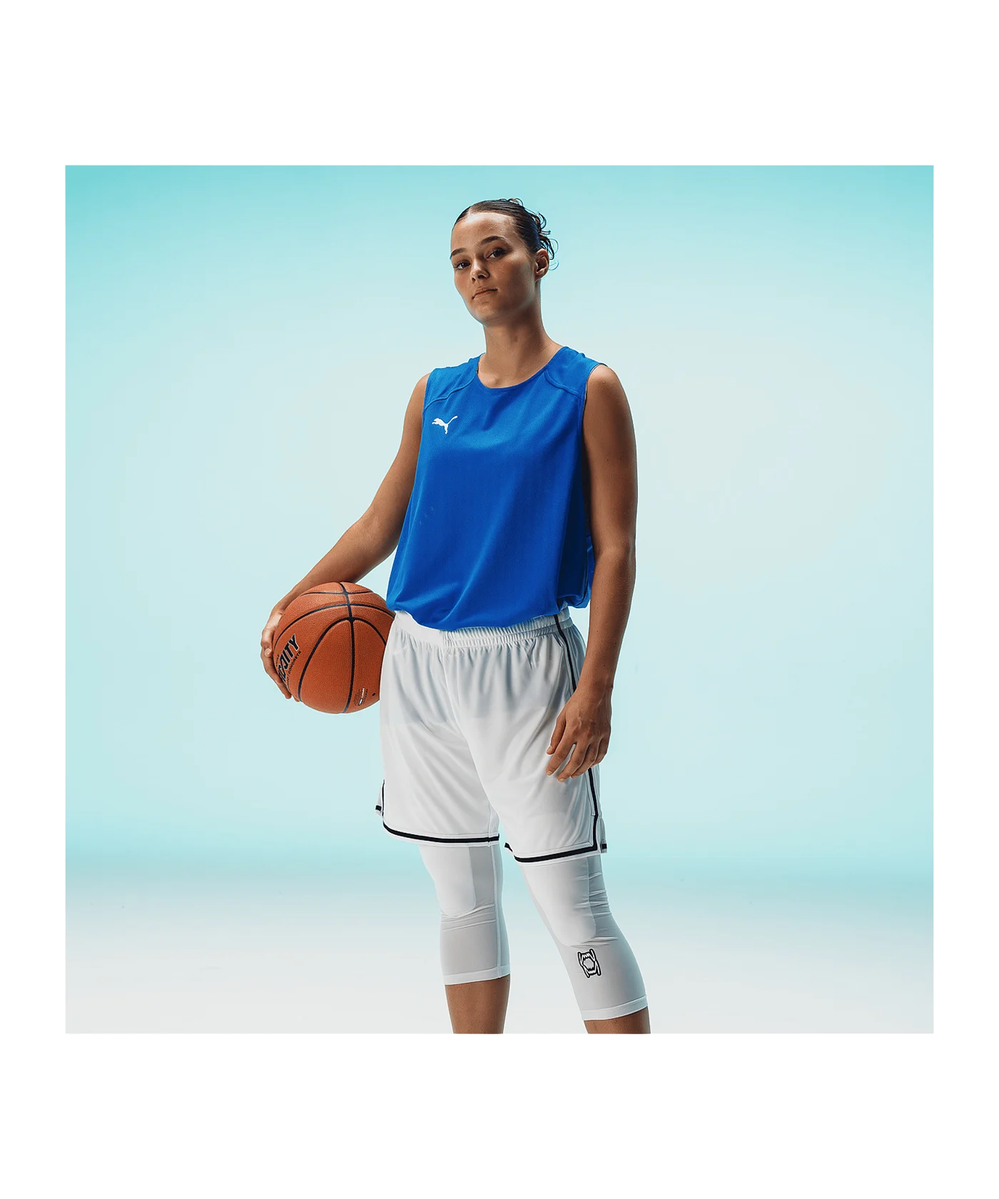 PUMA Hoops Team Reverse Trikot Blau F05