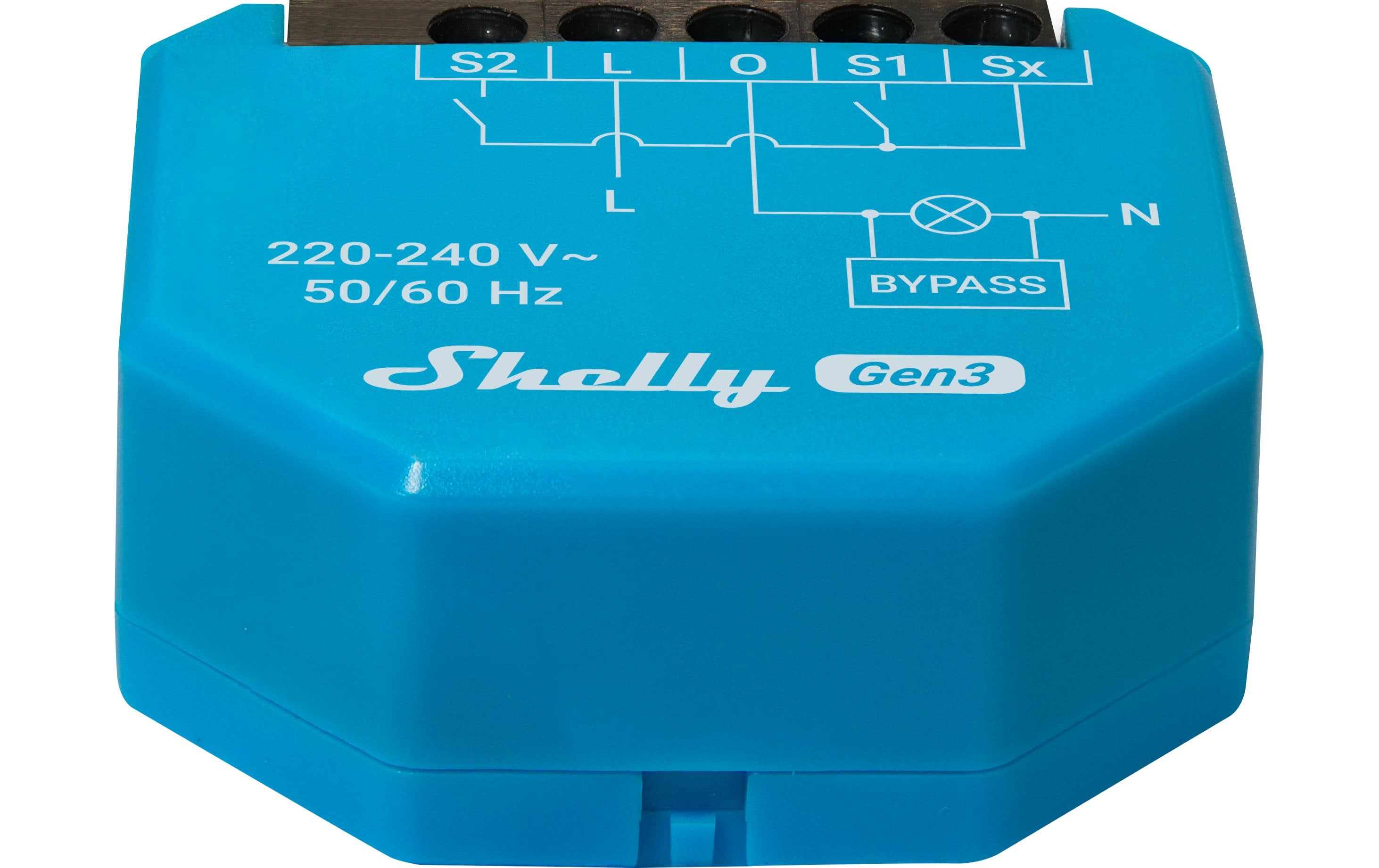 WLAN-Schaltaktor 1 l Gen3 10 A, Bluetooth BypassWiFi-Switch