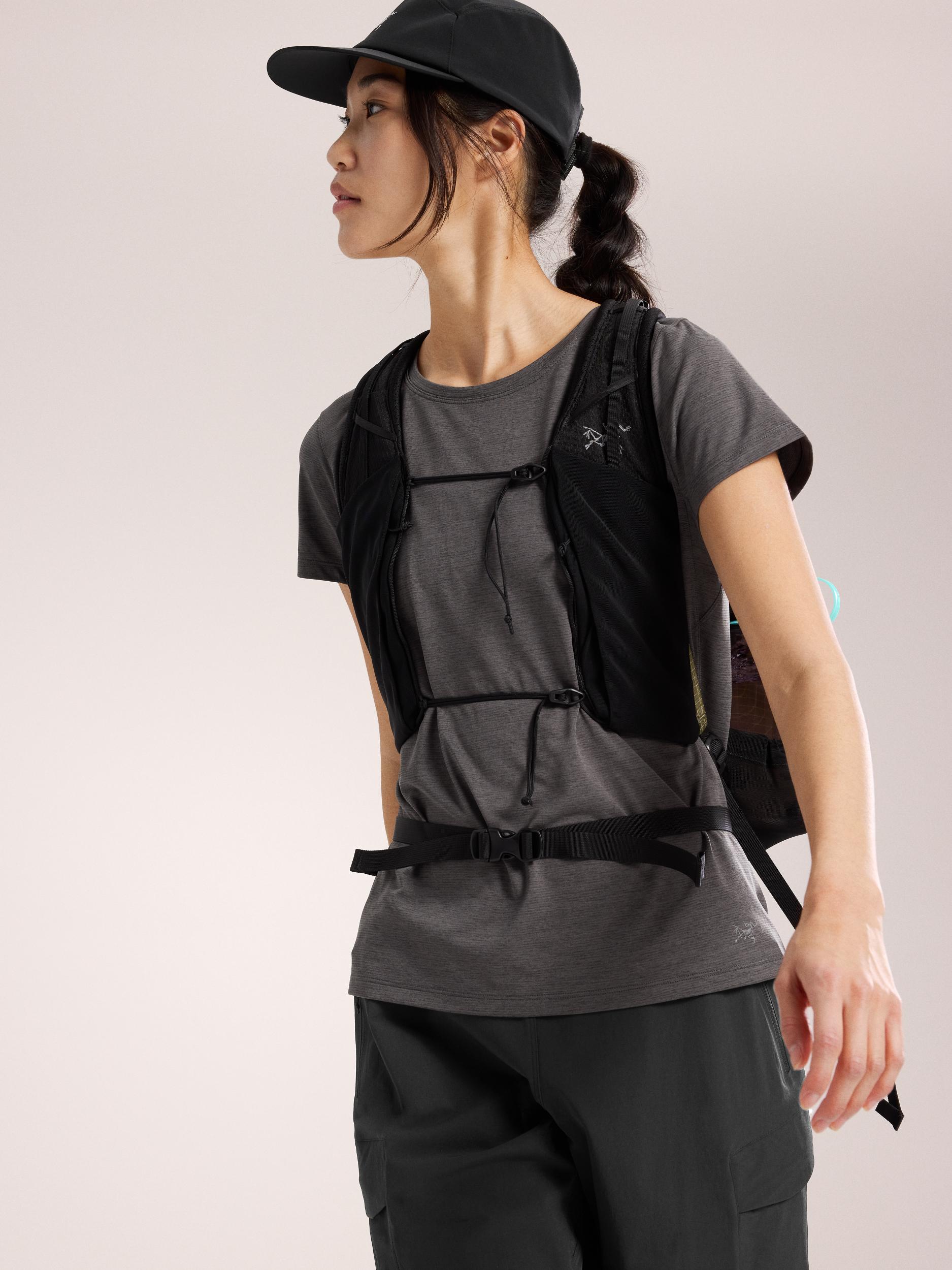 Arcteryx Taema Crew SS Womens Black Heater