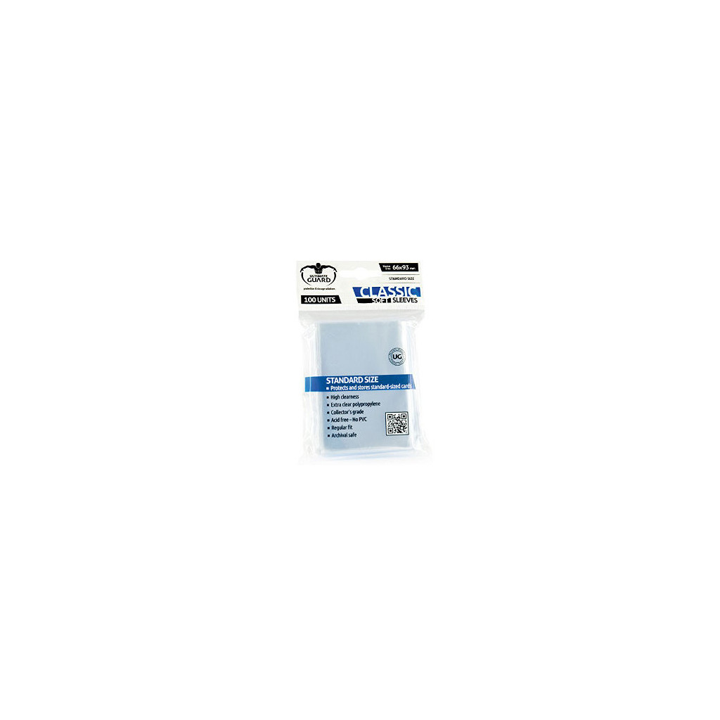 100 Protège Cartes Std Souples Ultimate Guard