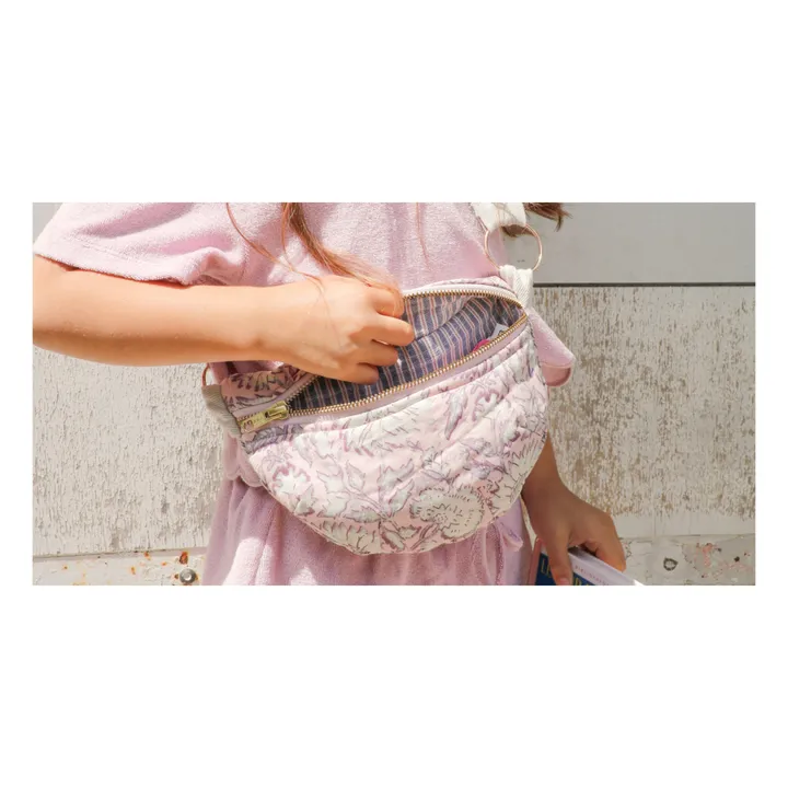 Louise Misha Sac Banane Matelassé Gaby Garden Coton Bio - Collection Femme | Rose
