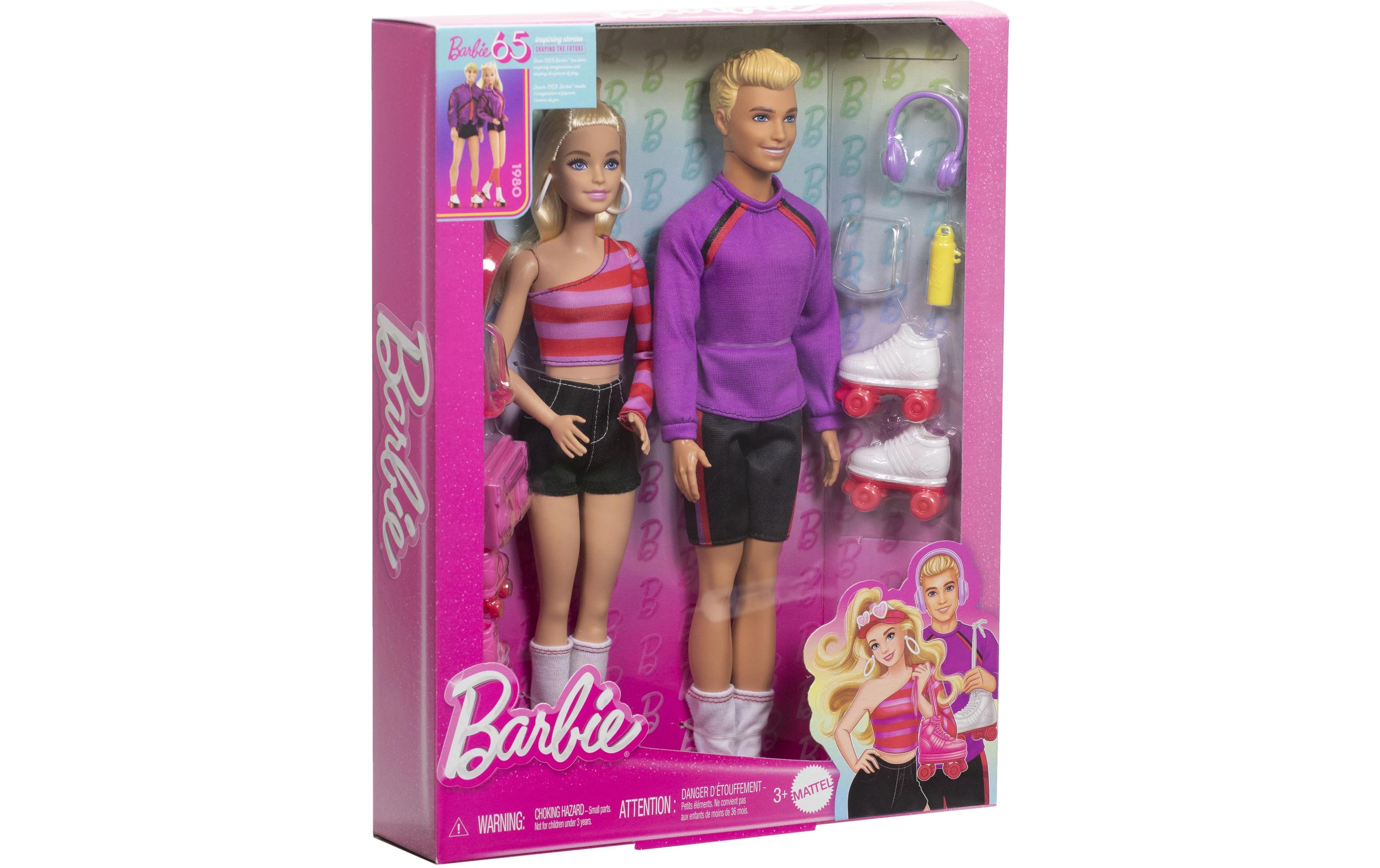 Puppe Fashionista Ken & Barbie 65th AnniversarySet mit 2 Puppen und 6 Accessoires