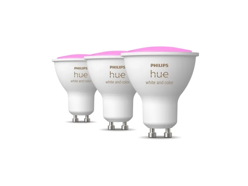 Philips Hue White and Color Ambiance - GU10 pærer - 3-pak