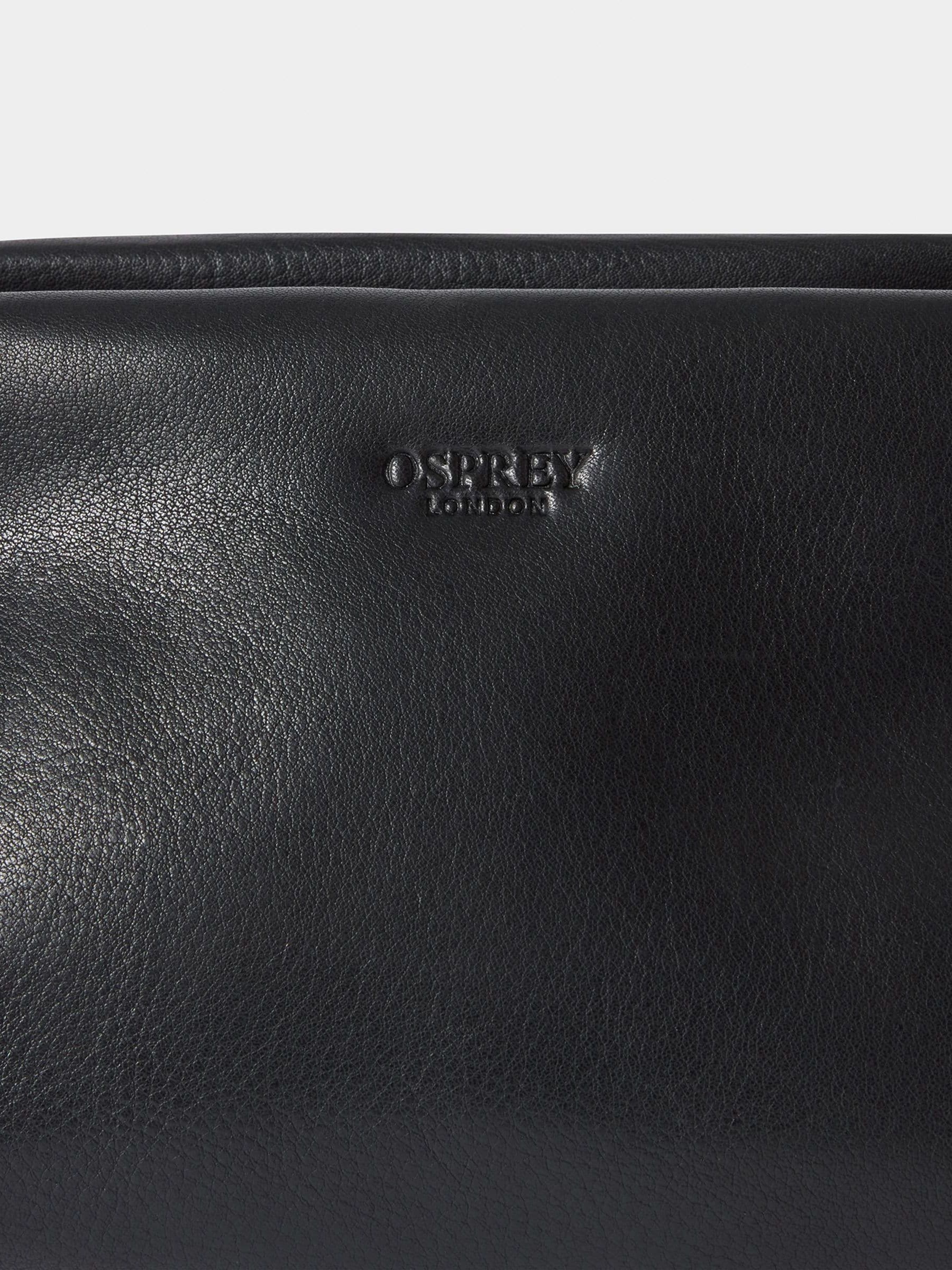 Zwart - Osprey London The Carina Leren Tas