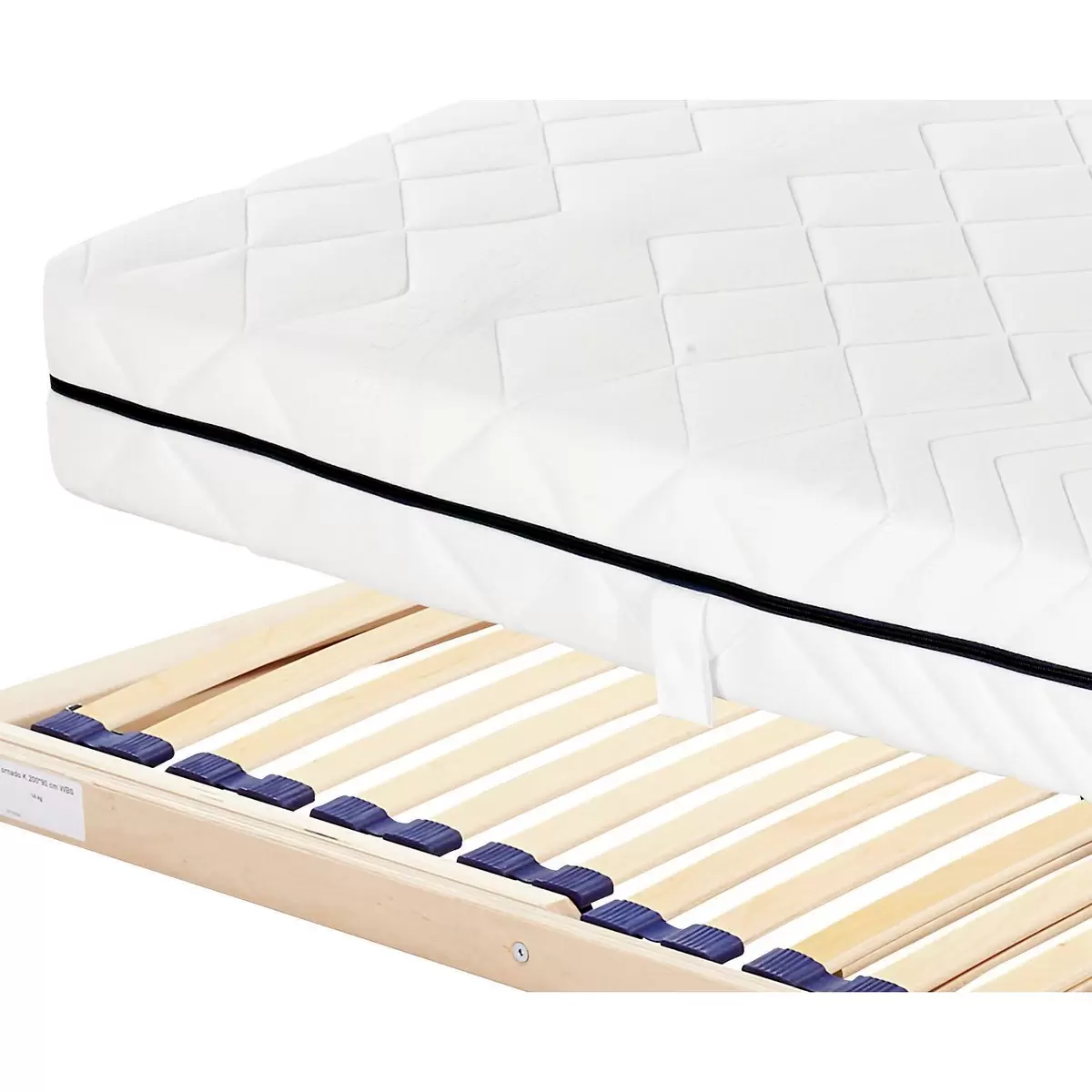 Matratzen-/Lattenrost-Set Primavera H2 80 x 200 weiss