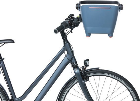 Basil Buddy Hondenfietsmand KF - Voorop - Inclusief Bevestigingssysteem - Blauw