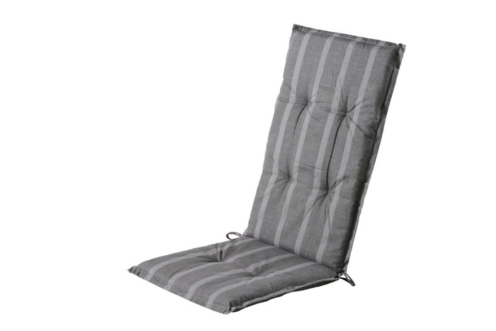 Stolehynde Doha grå stribet 118 x 49 cm - Sunlife