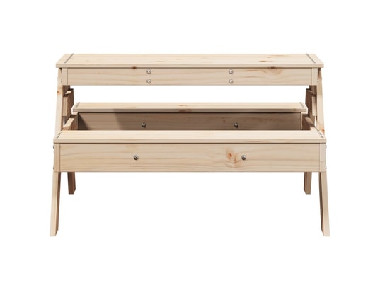 VIDAXL - Table avec banc Table de pique-nique pour enfants 88x97x52cm bois massif de...