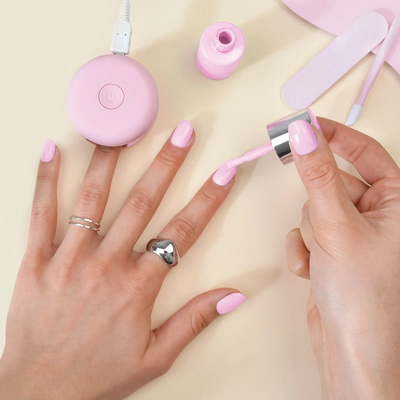 Le Mini Macaron Gel Manicure Kit - Fairy Floss