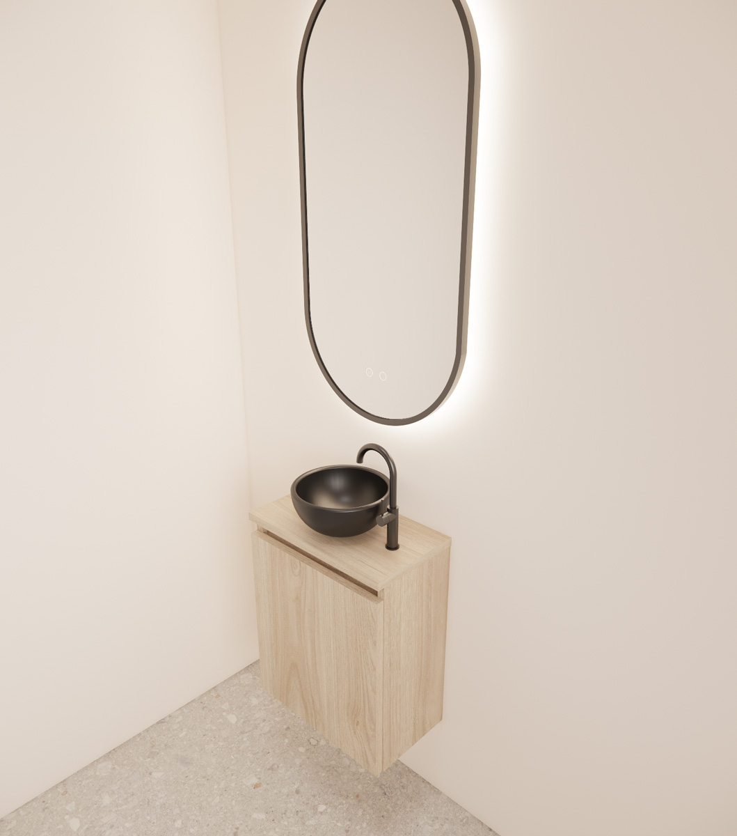 Gliss Design Echo toiletmeubel 40cm kastanje