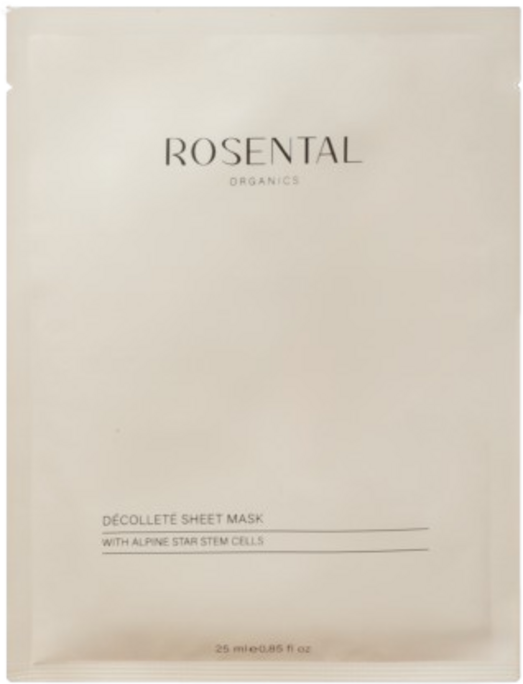 Rosental Organics  Décolleté Sheet Mask, 25 ml