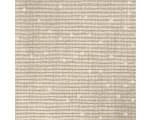 VELUX privacy rolgordijn, zandbeige stippenpatroon, handmatig, aluminium frame, RFL C02 4171S
