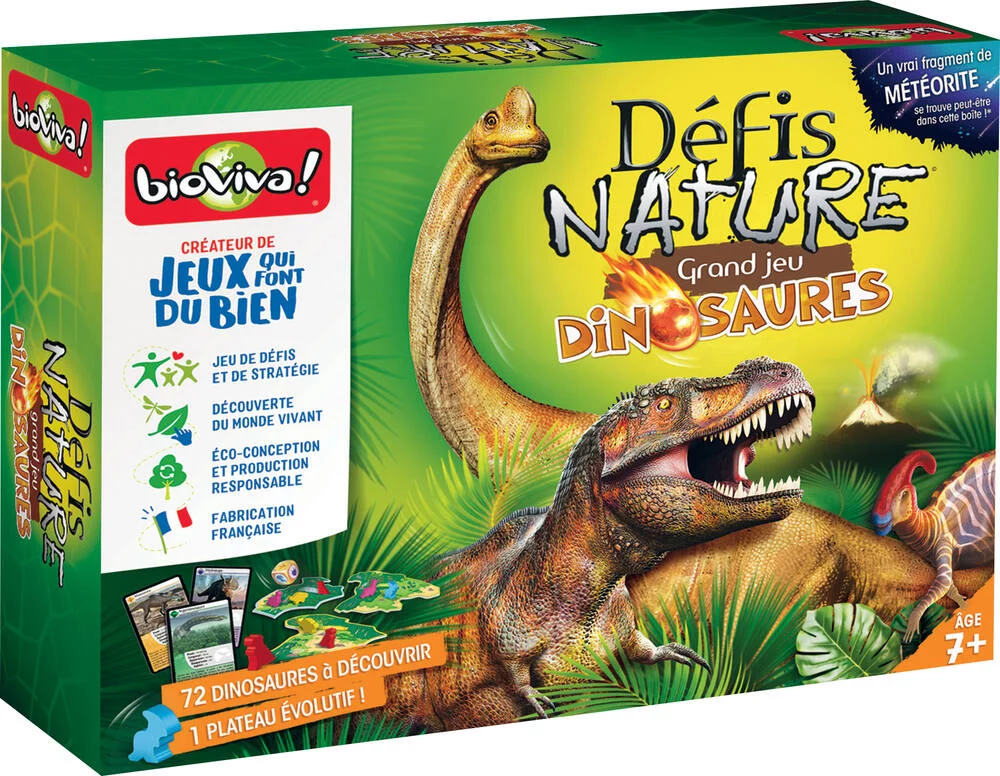 LE GRAND JEU DEFIS NATURE DINOSAURES