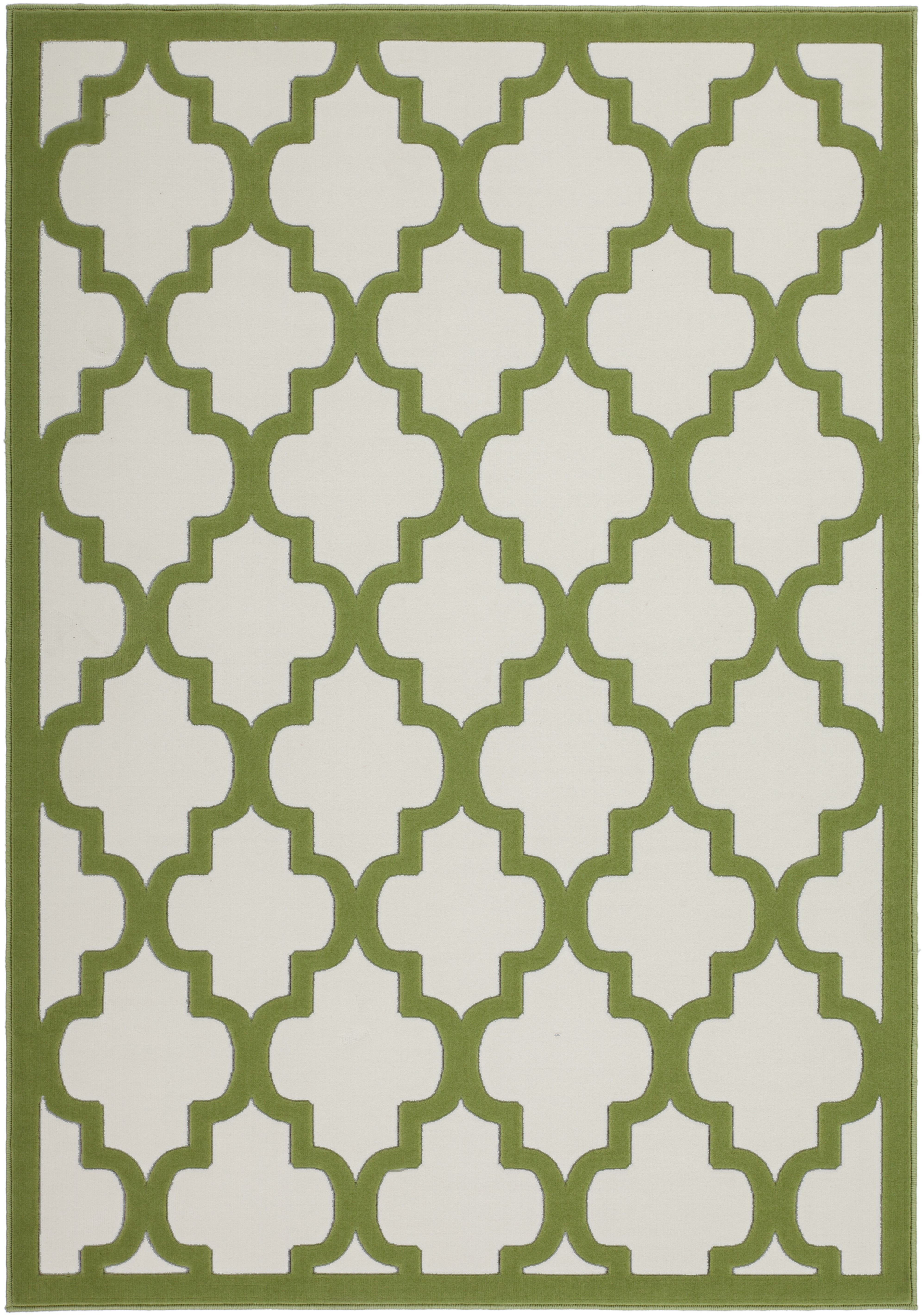 Vloerkleed 3097 Ivoor Groen Manolya