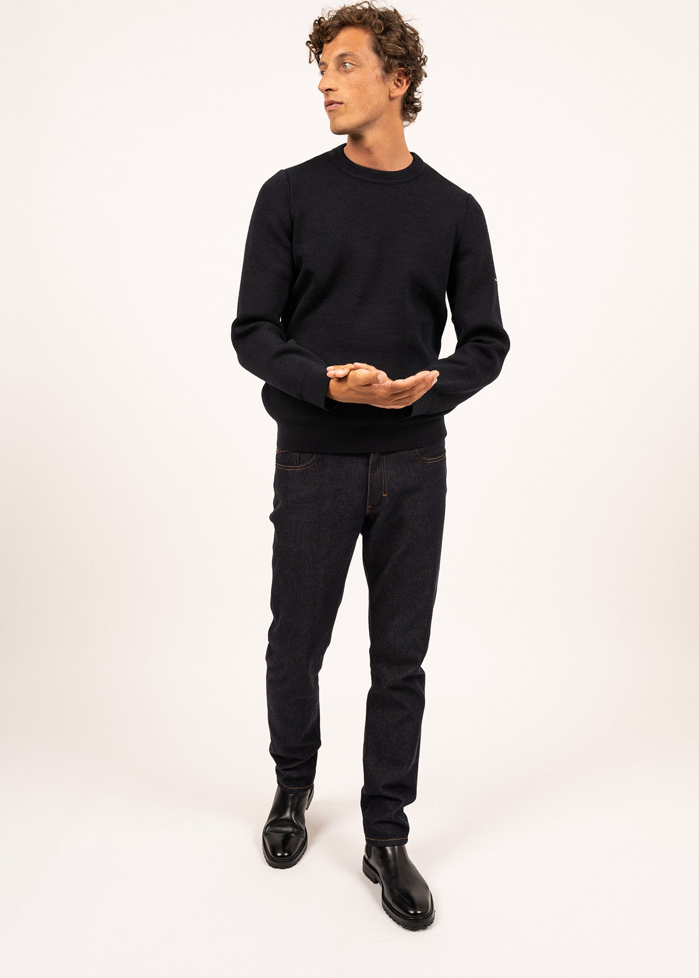 Pull col rond Locronan