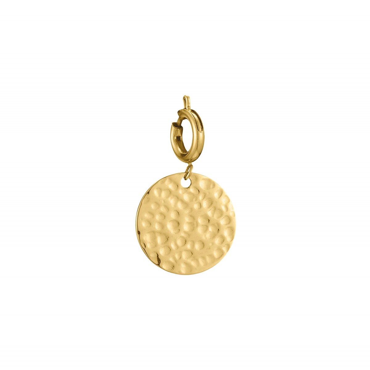 Charm Médaille acier doré or