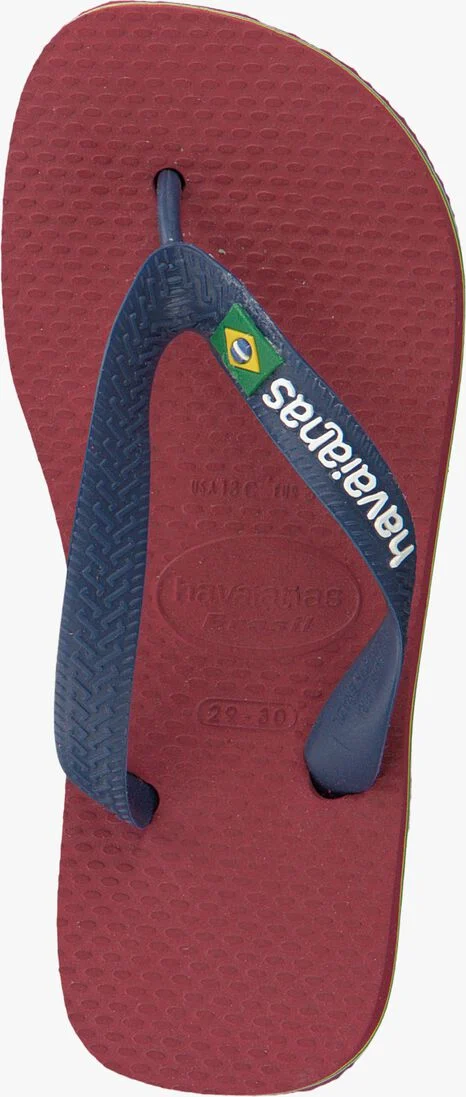 HAVAIANAS rode havaianas teenslippers brasil logo kids