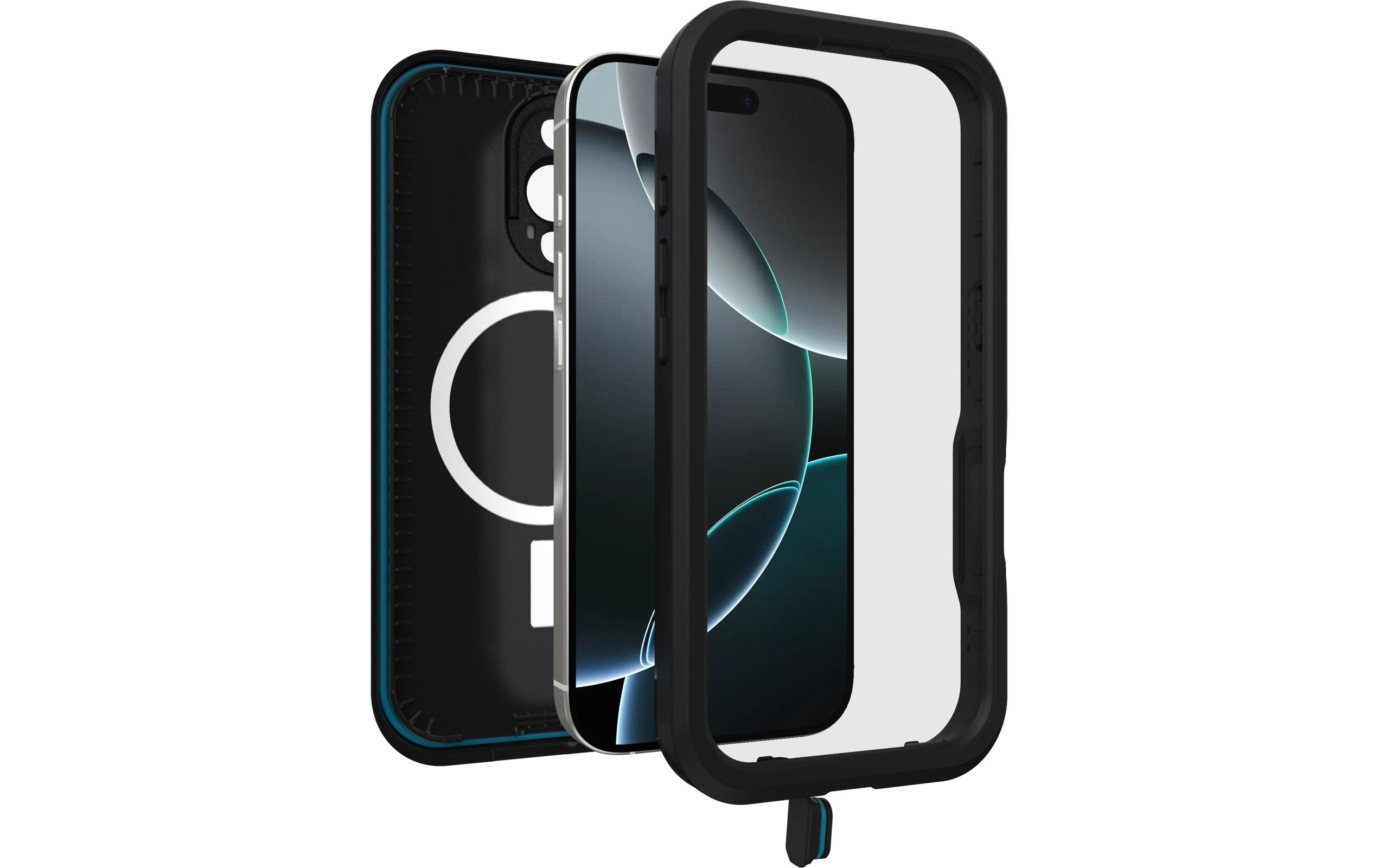 Back Cover Fre iPhone 16 Pro SchwarzWasserdichte Schutzhülle für das Apple iPhone 16 Pro