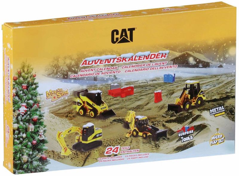 Carrera - Adventskalender - CAT Diecast Voertuigen - Inclusief Accessoires