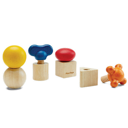 Plan toys moeren en bouten