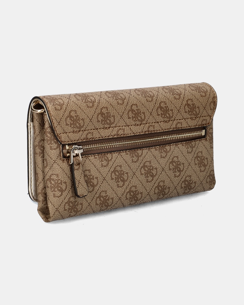 Guess Noelle XBody Flap Portemonnee  - beige
