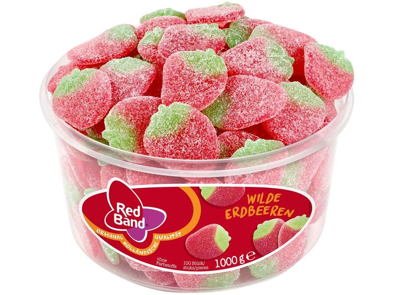 Red Band Wilde Erdbeeren 1000 g Der fruchtige Spass für Jung und Alt